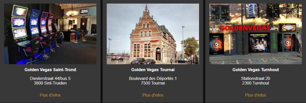 Emplacements de casino ouverts GoldenVegas Casino