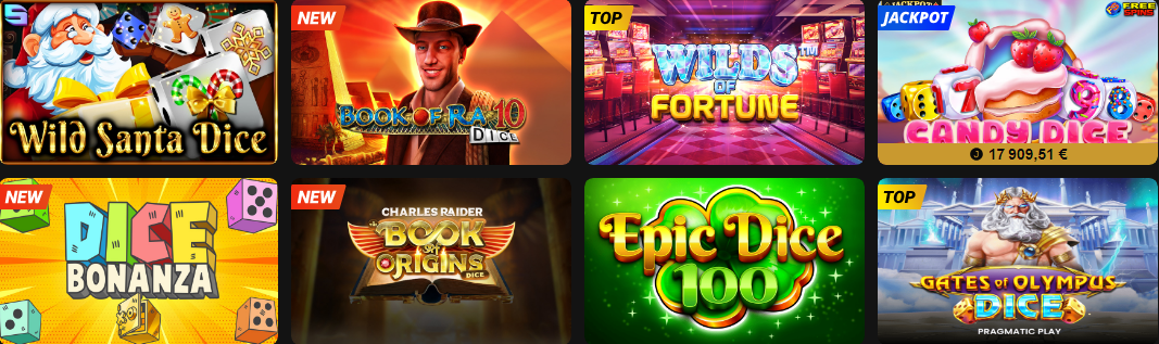 Meilleurs jeux de la section d'or GoldenVegas casino